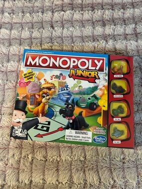 MonopolyJunior Kids Board Game by Hasbro new